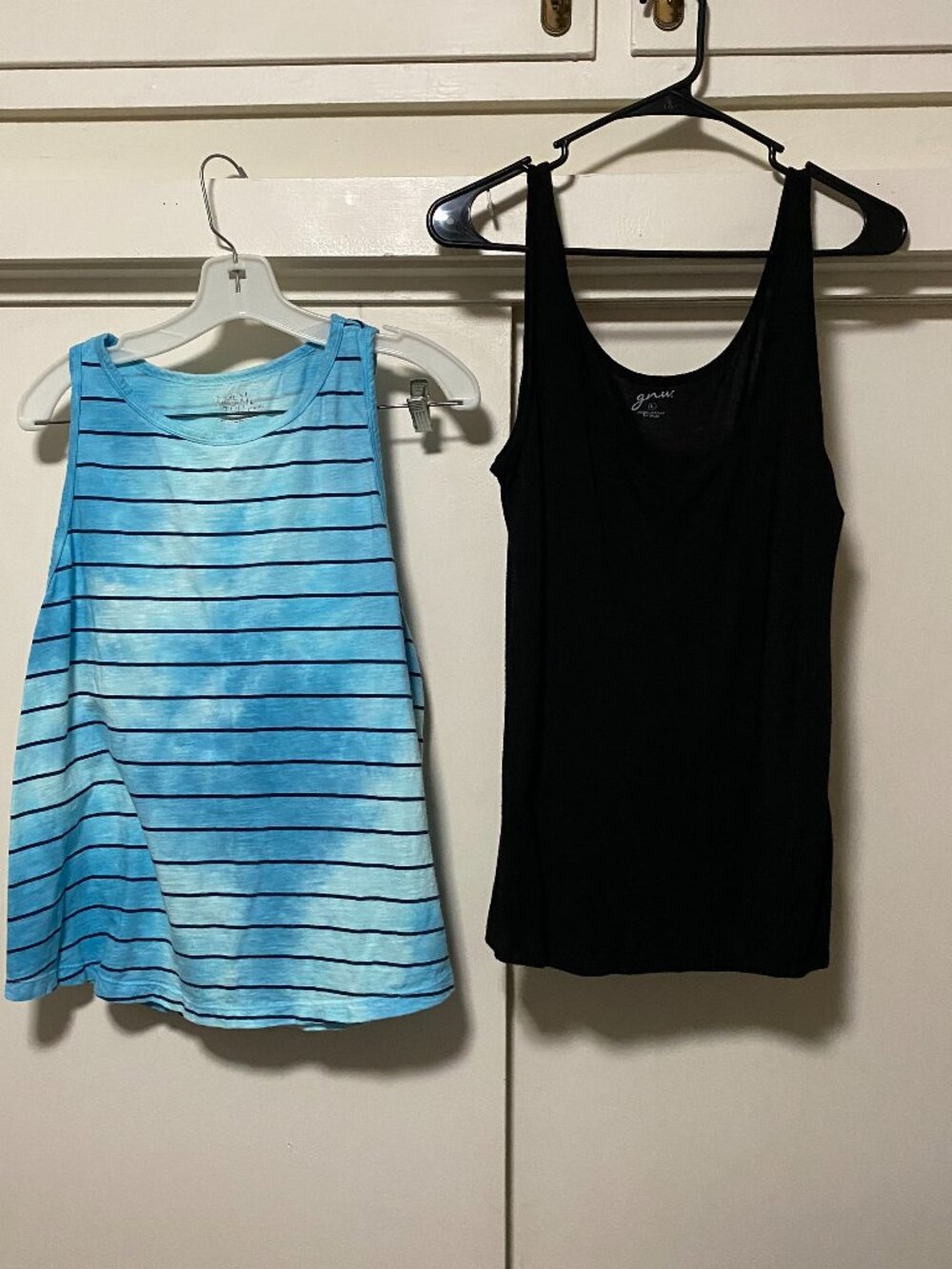 Bundle of 2 size L tank tops, 1) Time & True & 2) gnw